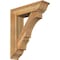 Ekena Millwork Balboa Traditional Rough Sawn Bracket w/ Offset Brace, Western Red Cedar, 8"W x 30"D x 36"H BKT0806X30X36BOA01RWR - alternate 1